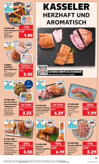 Rollbraten im Kaufland Prospekt "KNÜLLER" mit 56 Seiten (Saarbrücken)