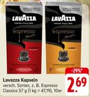 Espresso Classico oder Lungo Angebote von Lavazza bei E center Darmstadt für 2,69 €