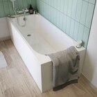 Baignoire 170 x 70 cm GoodHome Cavally - GoodHome en promo chez Castorama Nancy à 99,00 €