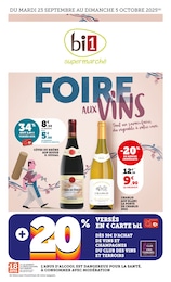 Prospectus Supermarchés de Bi1 à Saint-Fargeau: "FOIRE AUX VINS", 32 pages, 23/09/2025 - 05/10/2025