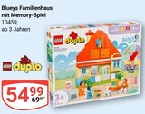 Blueys Familienhaus mit Memory-Spiel im Angebot bei GLOBUS in Maintal Blueys Familienhaus mit Memory-Spiel Angebote von LEGO Duplo bei GLOBUS Maintal für 54,99 €