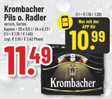 Pils o. Radler Angebote von Krombacher bei Trinkgut Gronau für 10,99 €