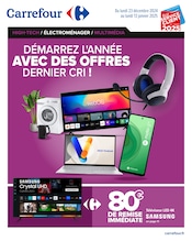 Télévision Angebote im Prospekt "DÉMARREZ L'ANNÉE AVEC DES OFFRES DERNIER CRI !" von Carrefour auf Seite 1