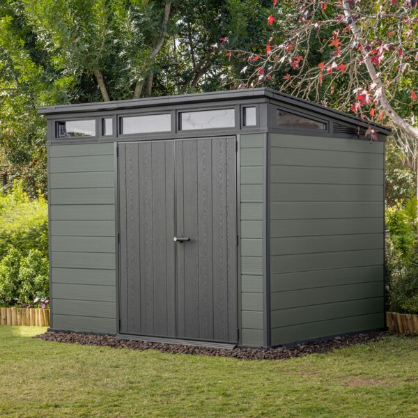 Abri "cortina" vert  5,30 m²*