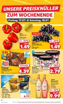 Rote Paprika Angebot im Kaufland Prospekt, gültig von 13.07.2026 bis 15.07.2026 Rote Paprika Angebot im aktuellen Kaufland Prospekt auf Seite 19
