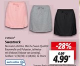 Sweatrock im Lidl Prospekt Sweatrock von Esmara im aktuellen Lidl Prospekt für 4,99 €
