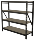 Etagere bois metal charge lourde "hecta" en promo à 199,00 € chez Brico Dépôt Etagere bois metal charge lourde "hecta" dans le catalogue Brico Dépôt