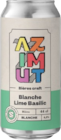 Bière blanche aromatisée lime et basilic - AZIMUT en promo chez Monoprix Margaret Bière blanche aromatisée lime et basilic - AZIMUT dans le catalogue Monoprix Margaret