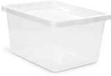 JYSK Aufbewahrungsbox BASIC BOX 20L m/Deckel transparent Angebote von Plast Team bei JYSK Homburg für 4,00 €