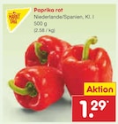 Paprika rot bei Netto Marken-Discount im Wiesenau Prospekt für 1,29 €