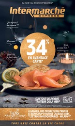 Catalogue Supermarchés Intermarché en cours à Paris et alentours, 34% EN AVANTAGE CARTE, 16 pages, 05/12/2023 - 17/12/2023