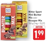 Mini Bunter Mix Angebote von Ritter Sport bei E center Reutlingen für 1,99 €