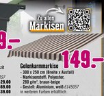 Gelenkarmmarkise im Angebot bei Hornbach in Fürth Gelenkarmmarkise Angebote bei Hornbach Fürth für 149,00 €