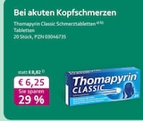 Thomapyrin Classic Schmerztabletten bei mea - meine apotheke im Prospekt "" für 6,25 €