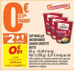 Cup nouilles instantanées saveur crevette - Netto à 1,62 € dans le catalogue Netto