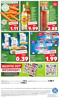 Katzenfutter im Kaufland Prospekt "Aktuelle Angebote" mit 56 Seiten (Aachen)