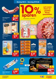 Wurst im Netto Marken-Discount Prospekt "Aktuelle Angebote" mit 72 Seiten (Recklinghausen)