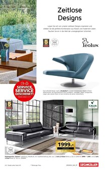 Sofa im Segmüller Prospekt "Wohndesign - Inspirierende Ideen für Ihr Zuhause" mit 30 Seiten (Mannheim)