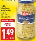 Feine junge Wachsbrechbohnen Angebote von Seidel bei EDEKA Lingen für 1,49 €