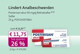 Posterisan akut 50 mg/g Rektalsalbe Angebot in Glashütten Posterisan akut 50 mg/g Rektalsalbe im aktuellen Prospekt bei mea - meine apotheke in Glashütten