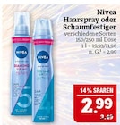 Haarspray oder Schaumfestiger Angebote von Nivea bei Marktkauf Leipzig für 2,99 €