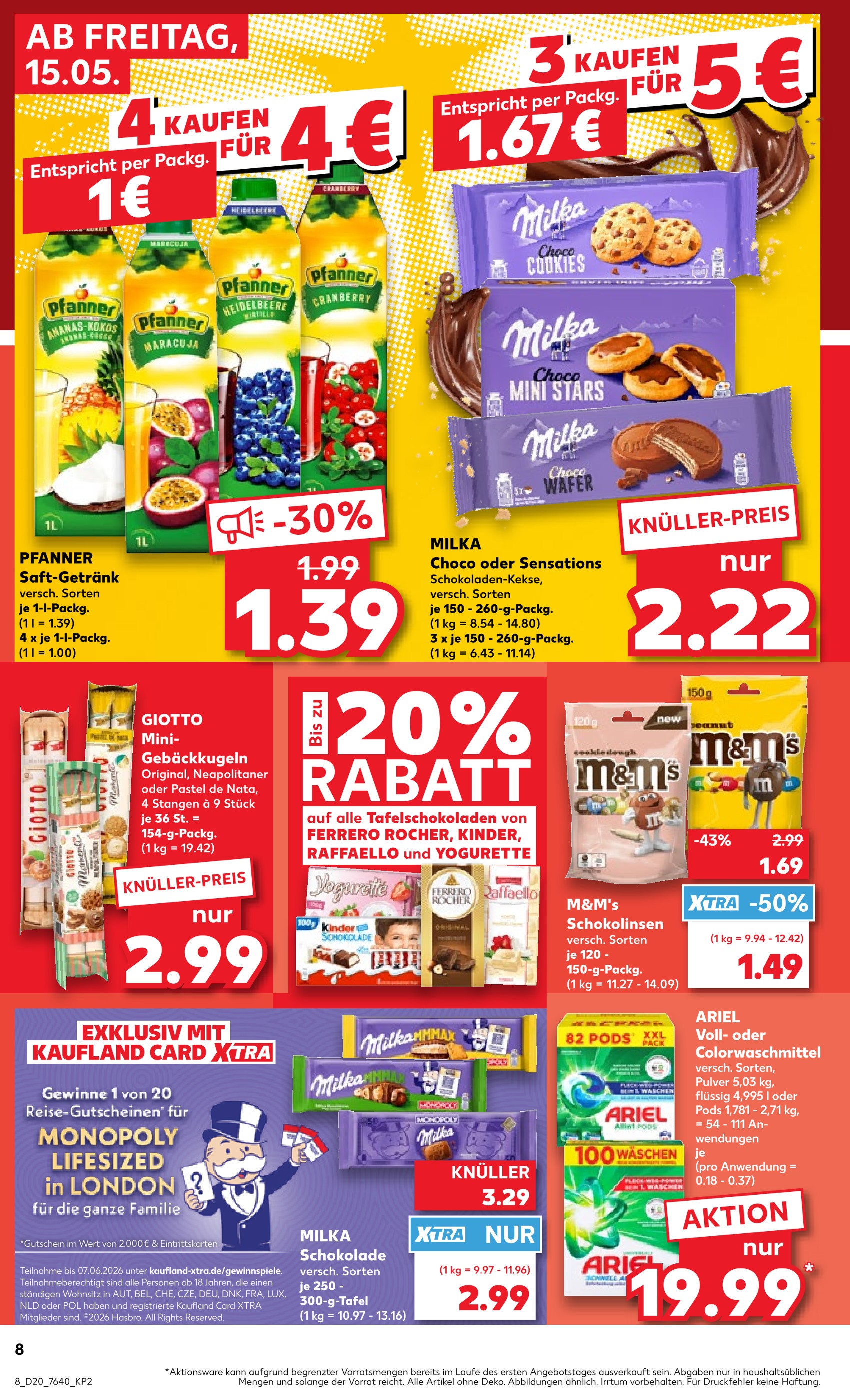 Aktueller Kaufland Prospekt mit Kekse, "KNÜLLER", Seite 15