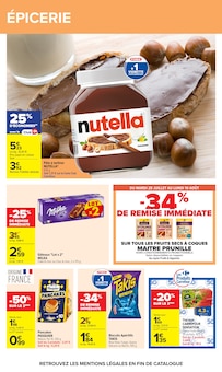 Promotion Nutella dans le prospectus Carrefour, valable du 28/07/2026 au 10/08/2026 Promo Nutella dans le catalogue Carrefour du moment à la page 38