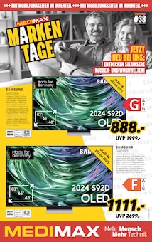 Aktueller MEDIMAX Prospekt "MARKENTAGE!" Seite 1 von 16 Seiten