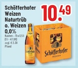 Weizen Naturtrüb o. Weizen 0,0% bei Trinkgut im Frechen Prospekt für 10,49 €