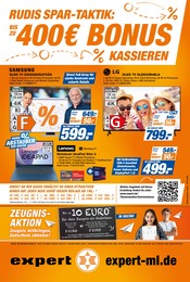 Fernseher im expert Prospekt in Walsrode Aktueller expert Prospekt mit Fernseher, "Top Angebote", Seite 1
