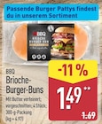 Brioche-Burger-Buns von BBQ für 1,49 € bei ALDI Nord im Angebot Brioche-Burger-Buns von BBQ im aktuellen ALDI Nord Prospekt
