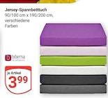 Jersey-Spannbetttuch im Angebot bei GLOBUS in Wolfenbüttel Jersey-Spannbetttuch Angebote von biberna bei GLOBUS Wolfenbüttel für 3,99 €