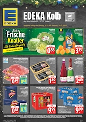 EDEKA Supermarkt Prospekt der aktuellen Woche mit 28 Seiten, gültig von 15.12.2025 bis 20.12.2025, in Kolitzheim und Umgebung Aktueller EDEKA Supermarkt Prospekt in Kolitzheim und Umgebung, "Wir lieben Lebensmittel!" mit 28 Seiten, 15.12.2025 - 20.12.2025