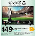 TV Qled 55e7nq 55"(pouces) 139 cm - Hisense dans le catalogue E.Leclerc