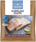 Kabeljau Filets im Angebot bei REWE in Bielefeld Kabeljau Filets Angebote von Followfish bei REWE Bielefeld für 6,99 €