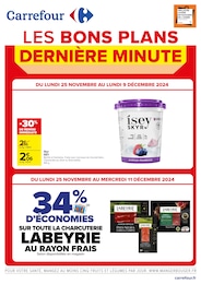 Catalogue Carrefour "LES BONS PLANS : DERNIÈRE MINUTE" à Langogne et alentours, 2 pages, 25/11/2024 - 11/12/2024