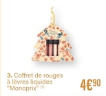 Coffret de rouges à lèvres liquides - Monoprix en promo chez Monoprix Le Mans à 4,90 €