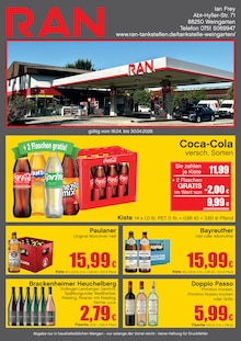 Coca Cola im RAN Prospekt "RAN" mit 2 Seiten (Ravensburg)