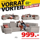 Aktuelles Benito Wohnlandschaft Angebot bei Seats and Sofas in Aachen ab 999,00 €