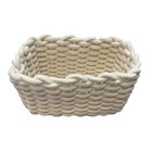 Panier en corde de coton rectangulaire dans le catalogue Carrefour