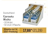 Wodka Angebote von Fjorowka bei Metro Görlitz für 21,28 €