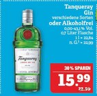 Gin oder Alkoholfrei Angebote von Tanqueray bei Marktkauf Coburg für 15,99 €