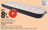 Matelas Gonflable 1 Place - woodsun en promo chez E.Leclerc La Rochelle à 8,90 €