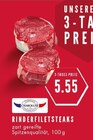 Aktuelles Rinderfiletsteaks Angebot bei E center in Essen ab 5,55 €
