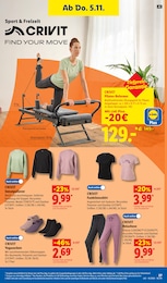 Fitnessgeräte Angebot im aktuellen Lidl Prospekt auf Seite 43