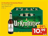 Feinherbes Pilsner von Ur-Krostitzer im aktuellen Netto Marken-Discount Prospekt