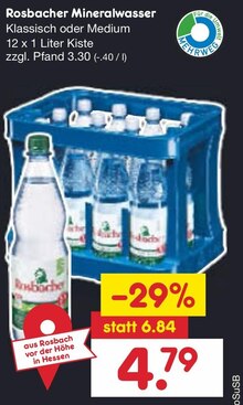 Mineralwasser bei Netto Marken-Discount in Wetzlar Mineralwasser im Angebot bei Netto Marken-Discount Wetzlar für 4,79 €