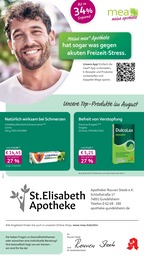 Apotheken Prospekt von mea - meine apotheke in Gundelsheim Aktueller mea - meine apotheke Apotheken Prospekt für Gundelsheim: Unsere August-Angebote mit 4} Seiten, 01.08.2026 - 31.08.2026