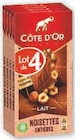 Tablettes de chocolat - COTE D'OR en promo chez Super U Les Mureaux à 8,48 €