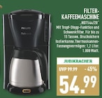 Aktuelles Filter-Kaffeemaschine HD7544/20 Angebot bei Marktkauf in Wuppertal ab 54,99 €